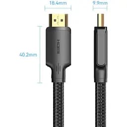 Кабель HDMI M - M, 12.0 м, V2.0 4K 30Гц обплетення Vention - мініатюра 2