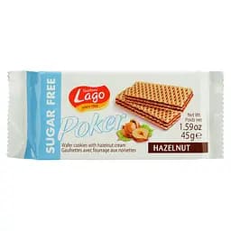Вафли Gastone Lagо с фундучным кремом без сахара 45 г