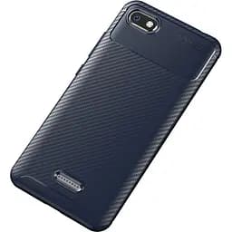 Чохол-накладка Toto TPU Carbon Fiber 1.5 mm Case Xiaomi Redmi 6A Dark Blue - мініатюра 2