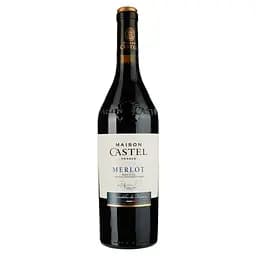 Вино Maison Castel Merlot IGP, червоне, напівсухе, 13%, 0,75 л