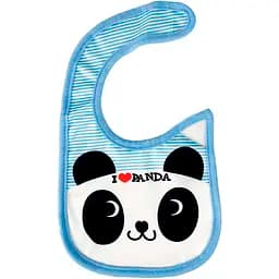 Слюнявчик тканевый Mega Zayka Panda на липучке MGZ-0614-8