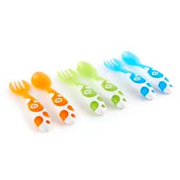 Набір Munchkin: 3 ложки і 3 вилки, різнокольорові (011454)