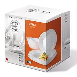 Сервиз столовый Bormioli Rocco Ebro, 19 предметов