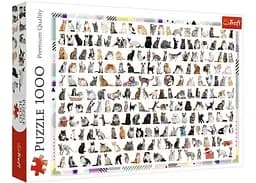 Пазл Trefl 208 котов, 1000 эл. (10498)