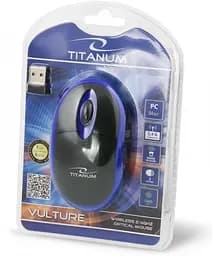 Миша Esperanza Titanum TM116B Vulture Wireless black blue - мініатюра 2