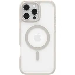Прозорий чохол Spigen Ultra Hybrid MagSafe Frost Natural Titanium для iPhone 16 Pro Max (ACS08382) - мініатюра 5
