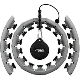 Хулахуп Trex Sport TX-010CHH масажний з обважнювачем сірий