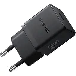 Мережевий зарядний пристрій Baseus Palm Fast Charger Type-C 20W + Cable Type-C to Type-C P10111602113-01 Black - мініатюра 5