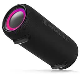Портативна колонка REAL-EL RX725 15 W Bluetooth TWS, RGB, Black - мініатюра 3