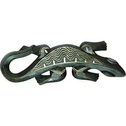 Гекон дерев'яний різьблений 17х2х50 см (ar1334s)