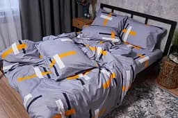 Комплект постільної білизни Moon&Star Полісатин Premium Marigold сімейний 2х143х210 см наволочки 4х50х70 см - мініатюра 5