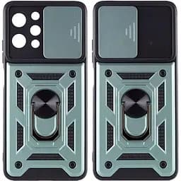Чохол Ummi Camshield Serge Ring для Xiaomi Redmi 12/Poco M6 Pro 5G Зелений/Green