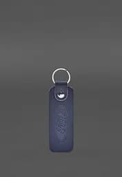 Кожаный брелок для Авто Ford темно-синий краст