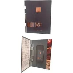 Листівка з пробним зразком Туалетної води Avon Black Suede Dark 0.6 мл