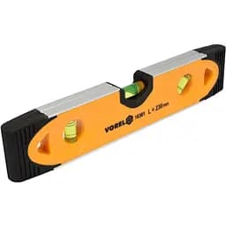 Уровень Stanley Stanley Torpedo Vorel 3 капсулы, ударопрочный, пластико-алюминиевый корпус, магнит, 230 мм (16301)