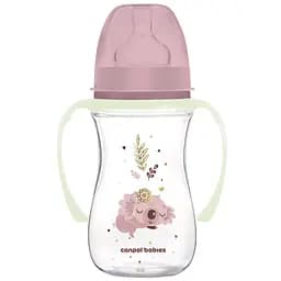 Бутылочка для кормления Canpol babies Easystart Sleepy Koala, антиколиковая, 240 мл, розовая (35/237_pin)