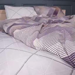 Простынь MirSon Urban Prism бязь фиолетовая 110 х 160 см (2200013008170)