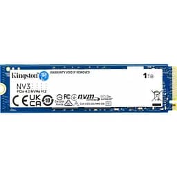 Накопичувач SSD Kingston NV3 M.2 2280 PCIe 4.0 x4 NVMe 3D TLC 1TB (SNV3S/1000G)