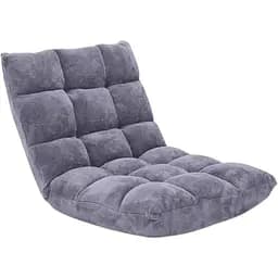 Кресло Costway Tiktok напольное с регулируемой спинкой