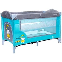 Манеж-кроватка 4Baby Vegas, голубой (4VG01)