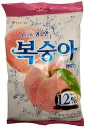 Цукерки жувальні Lotte Malang Peach Candy зі смаком персика 153 г