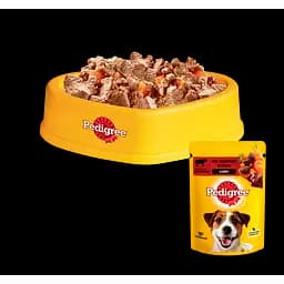 Корм для собак Pedigree з яловичиною та ягням в соусі 100 г - мініатюра 3