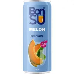 Напиток BonSU из сока дыни 99% газированный 330 мл
