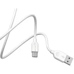 Кабель Borofone BX14 USB to Type-C 2.4A 1 м PVC TPE connectors білий