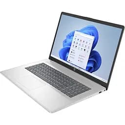 Ноутбук HP 17, 17.3" Full HD, Intel Core 5 120U pana la 5 GHz, 32 GB RAM DDR4, 1 TB SSD, Intel графікою, Windows 11 Home, Natural сріблястий 1 TB - мініатюра 3