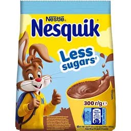Смесь сухая для приготовления напитка Nesquik с пониженным количеством сахара 300 г