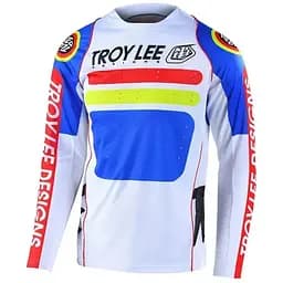 Велоджерси Troy Lee Designs Sprint Jersey Drop In S White (1106-323326002)