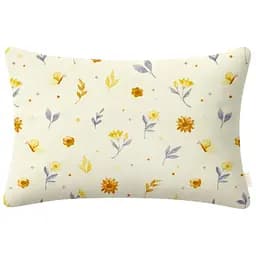 Наволочка Cosas Honey bloom фланелева 70х70 см жовта (Flannel_HoneyBloom_70x70)