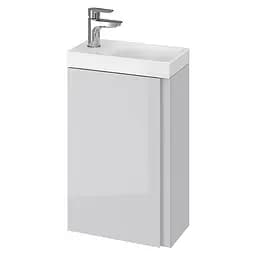 Тумба для ванної кімнати Cersanit Cet В09 з умивальником Cersanit Moduo 40 см Сірий UN509-047 30412