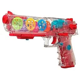 Музичний світящийся пістолет. Пістолет що стріляє присосками арт.CT 201