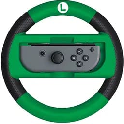 Руль Hori Steering Wheel Deluxe Mario Kart 8 Luigi для Nintendo Switch, зеленый (873124006537)