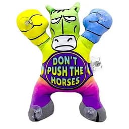 Дитяча м'яка іграшка "Кінь на липучках" Сувенір-Декор DPTS-5(Green) розмір 22 см