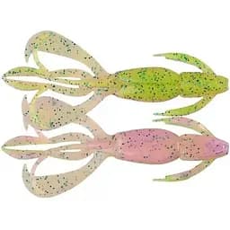 Силікон Keitech Crazy Flapper 3.6 7 шт/уп к:ea Салатовий/рожевий (1013-1551.11.94)