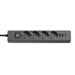 Мережевий фільтр живлення ColorWay (CW-CHE435PDB), 4 розетки/3USB 5M (CW-CHE435PDB) - мініатюра 4