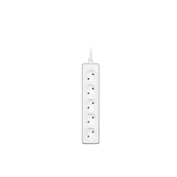 Мережевий подовжувач 2E 5XCEE7/17, 1.5м, white (2E-U0510M1.5) - мініатюра 2
