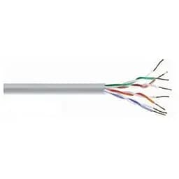 Кабель UTP Cat-5e Fibrain PVC (пометрово), сірий