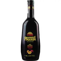 Набір: лікер Passoa Passion Fruit 17% 0.7 л + бокал - мініатюра 2