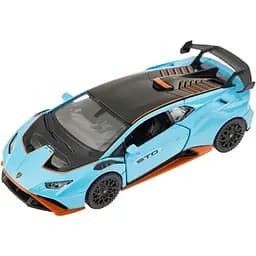 Детская автомодель Lamborghini Huracan STO Rastar 64300 голубой. масштаб 1:32