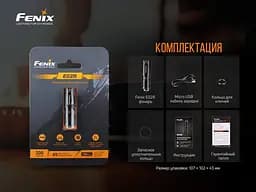 Ліхтар ручний Fenix E02R синій - мініатюра 9