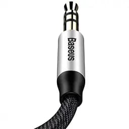 Аудио-кабель Baseus (CAM30-CS1) Yiven M30 3.5мм-M/3.5 мм-M, 1.5м, Silver/Black - мініатюра 3