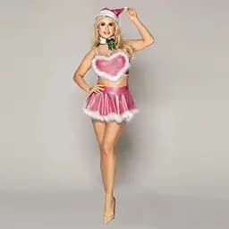 Новорічний еротичний костюм JSY Блискуча Шеллі S/M