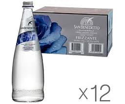 San Benedetto, 0,75 л, Упаковка 12 шт., Сан Бенедетто, Вода газована, скло
