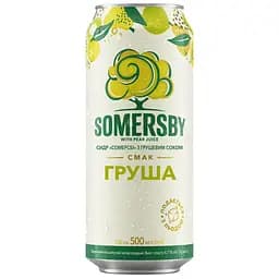 Сидр Somersby с грушевым соком 4.7% ж/б 0.5 л