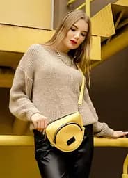 Сумка женская Sambag Sofi желтая 20 х 18 х 5 см (88193028)