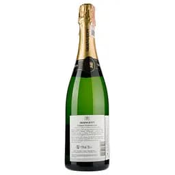 Ігристе вино Les Grands Chais Cremant de Bourgogne Moingeon, біле, брют, 12%, 0,75 л - мініатюра 2