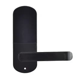 Замок біометричний автономний Trinix TRL-5107BTF Black Left з Bluetooth, зчитувачем відбитків пальців і карт Mifare (65-00046) - мініатюра 3